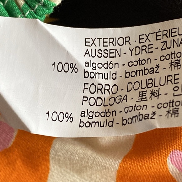 NWOT. Zara Multicolored Printed Crop Halter Top. Size S. - Picture 8 of 9